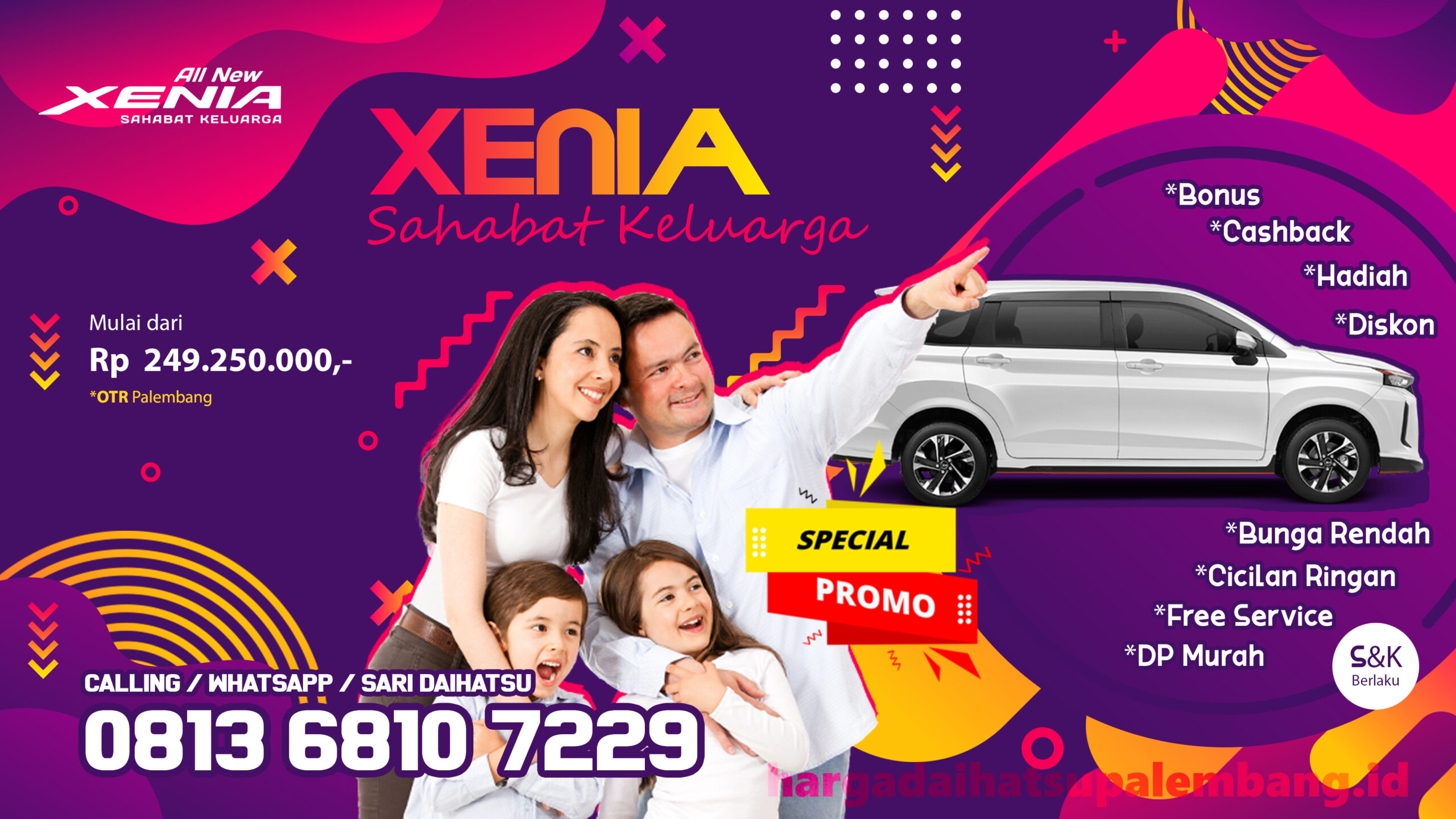 Daihatsu Palembang Xenia Harga OTR Promo 2025 Murah